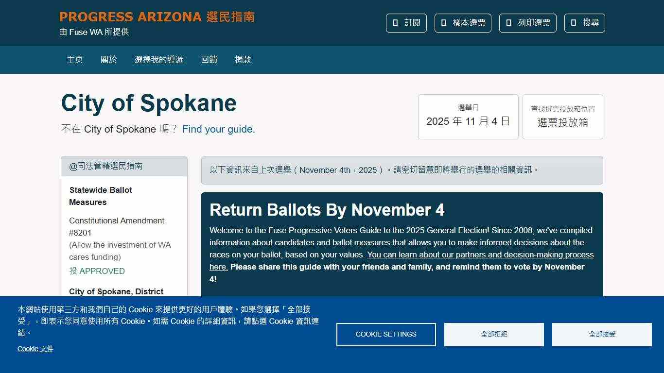 Progressive Voters Guide