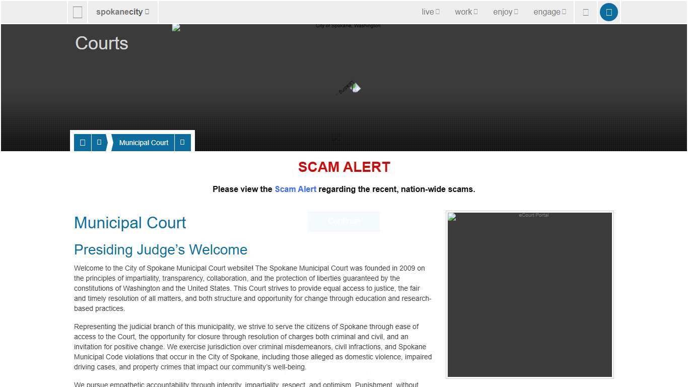 Spokane Municipal Court - City of Spokane, Washington